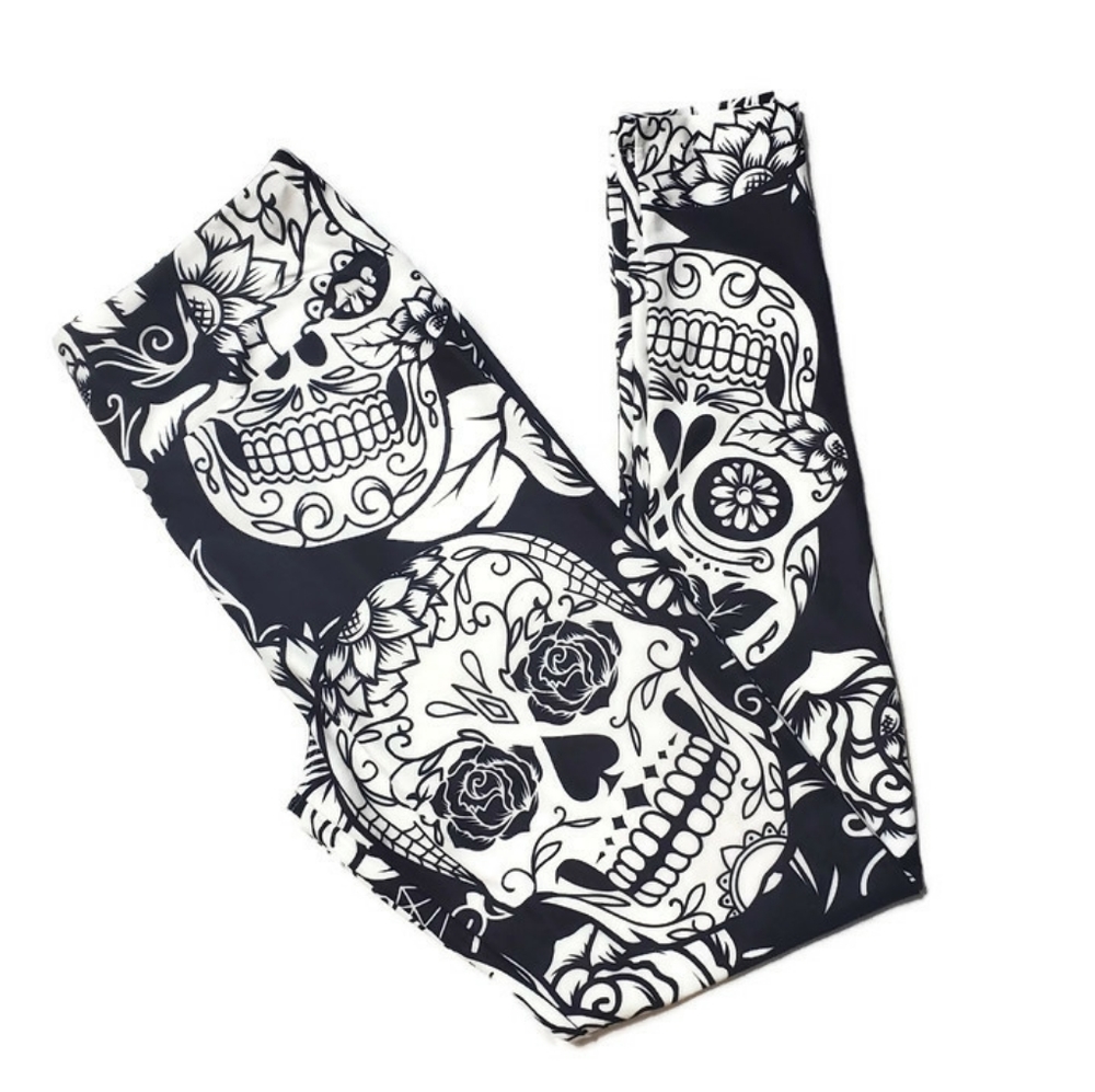 Sugar skull leggings - Picture 3 of 3